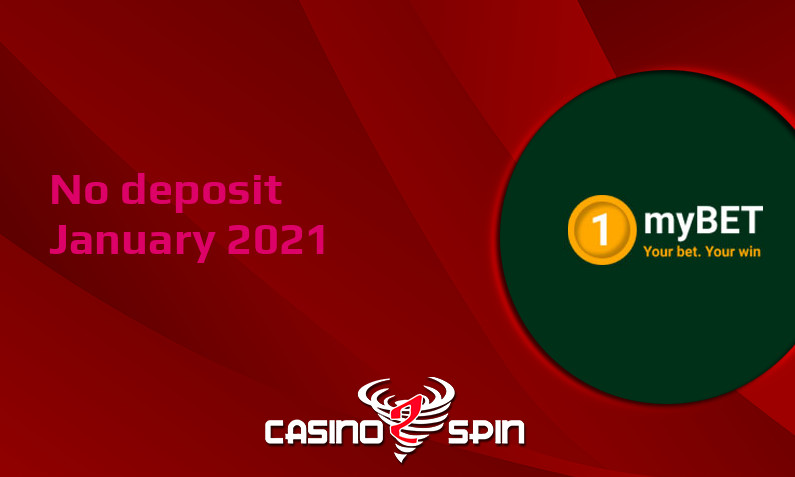 Latest 1myBET Casino no deposit bonus, today 24th of January 2021