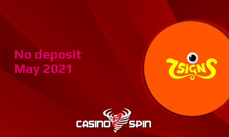 Latest 7Signs no deposit bonus May 2021