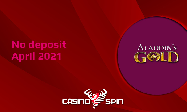 Latest Aladdins Gold Casino no deposit bonus- 11th of April 2021