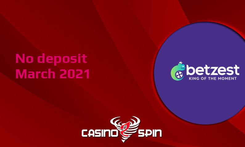 Latest Betzest Casino no deposit bonus- 29th of March 2021
