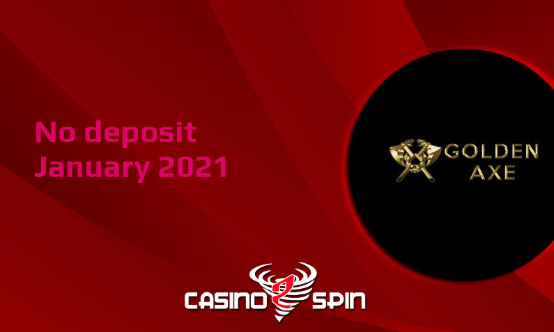 Latest GoldenAxe no deposit bonus- 3rd of January 2021