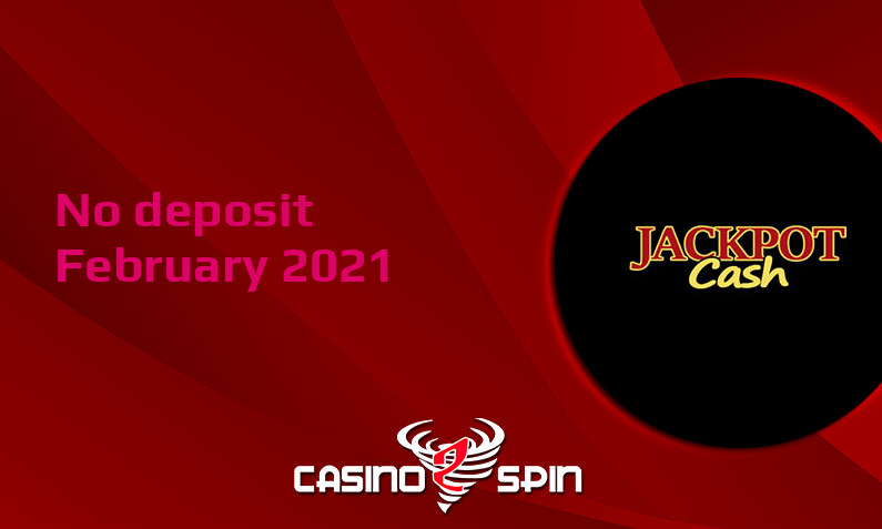Latest JackpotCash no deposit bonus February 2021
