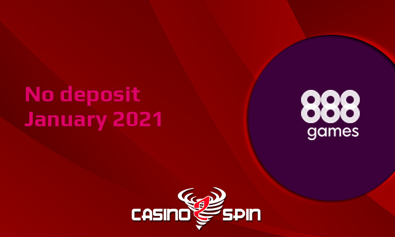 Latest no deposit bonus from 888Games 30th of January 2021
