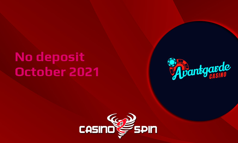 Latest no deposit bonus from Avantgarde- 19th of October 2021