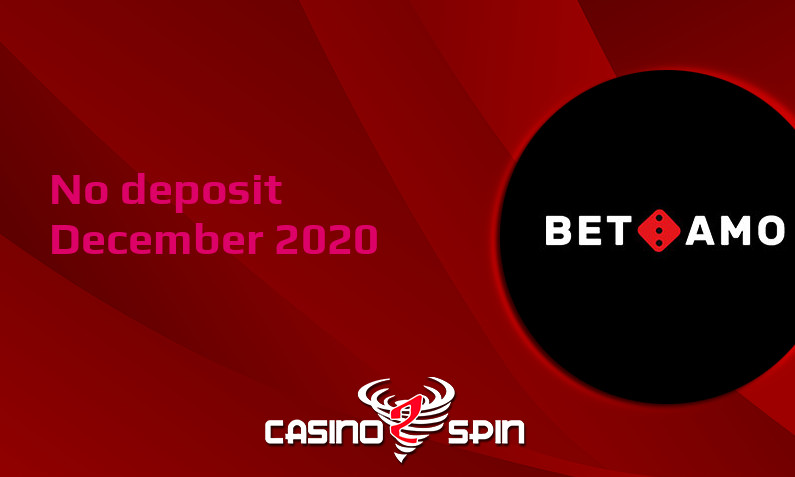 Latest no deposit bonus from BetAmo, today 22nd of December 2020