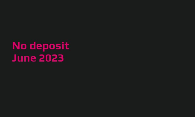 Latest no deposit bonus from BetOnRed 5th of June 2023