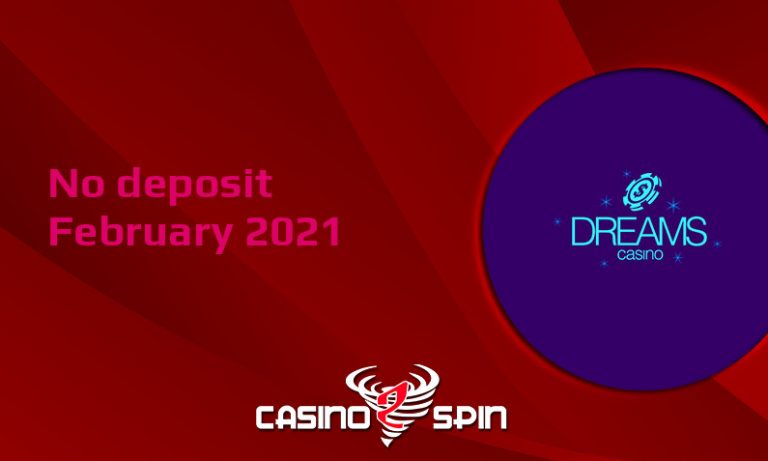 dream casino no deposit cash bonus
