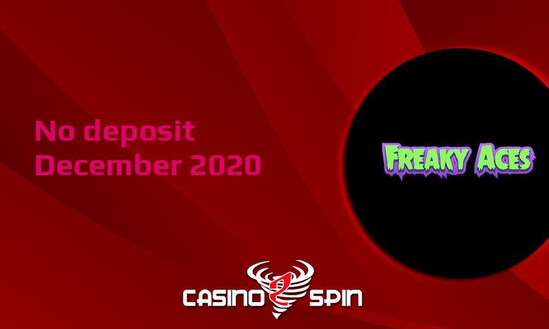 Latest no deposit bonus from Freaky Aces Casino 20th of December 2020