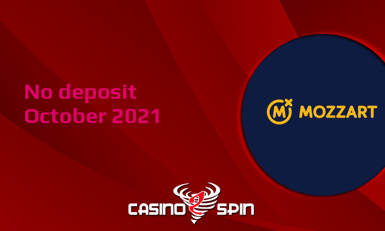 Latest no deposit bonus from Mozzart October 2021