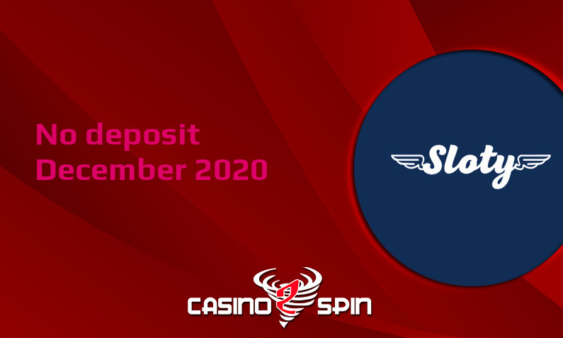 Latest no deposit bonus from Sloty Casino 5th of December 2020