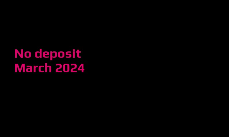 Latest no deposit bonus from SpinDimension March 2024