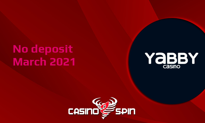 Latest no deposit bonus from Yabby Casino- 13th of March 2021