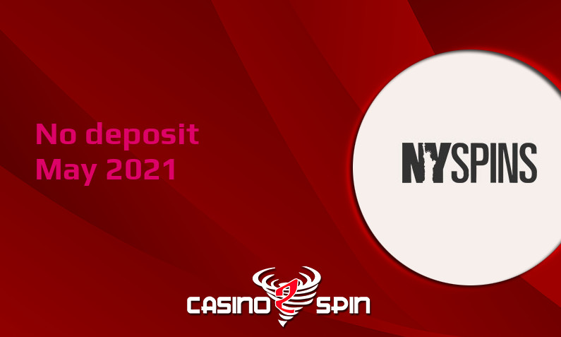 Latest NYSpins Casino no deposit bonus, today 5th of May 2021
