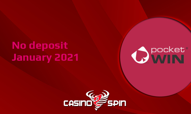 Latest Pocket Win Casino no deposit bonus January 2021