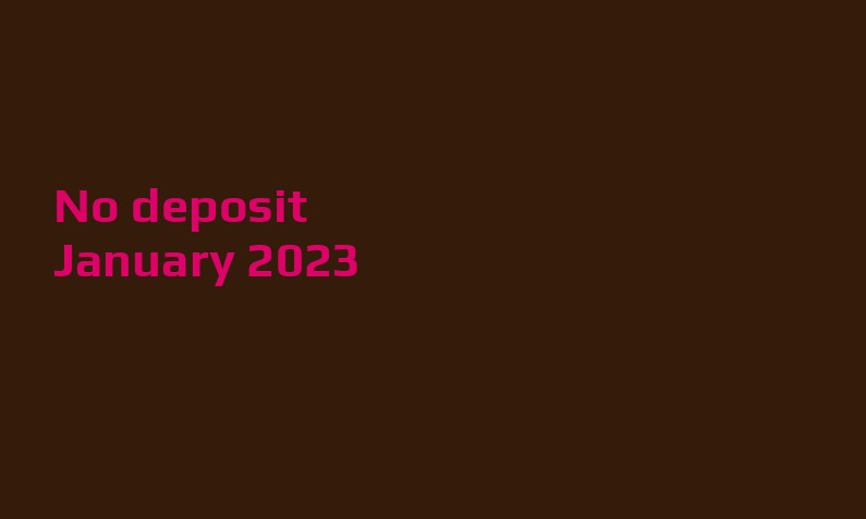 Latest Slots Garden no deposit bonus 6th of January 2023