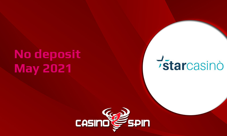 Latest StarCasino no deposit bonus May 2021