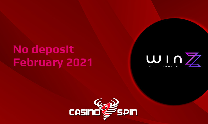 Latest Winzz no deposit bonus 24th of February 2021